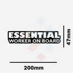 Essential Worker on Board Sticker