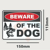 Beware of the Dog Sticker