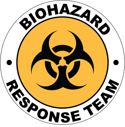 Biohazard Response Team Hard Hat Sticker