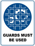 Mandatory Guards Must Be Used Sticker