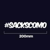 Sack Scomo Hashtag Sticker / Decal - 200mm wide - Car Truck 4x4 Window Vinyl JDM