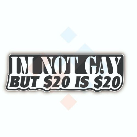 I'm Not Gay Sticker