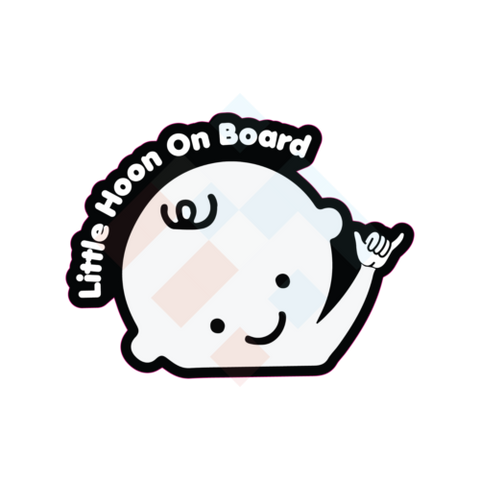 Little Hoon On Board Sticker