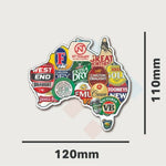 Aussie Beer Brands Sticker