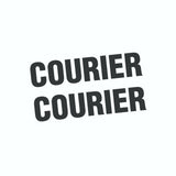 2x Courier Car, Van or Truck Stickers