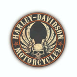 Harley Davidson Flying Skull Patch Sticker