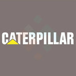 Caterpillar + CAT White Sticker