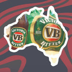 VB Beer Map Sticker