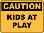Caution Kids At Play Sticker