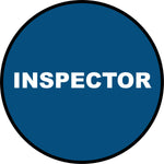 Inspector Hard Hat Sticker