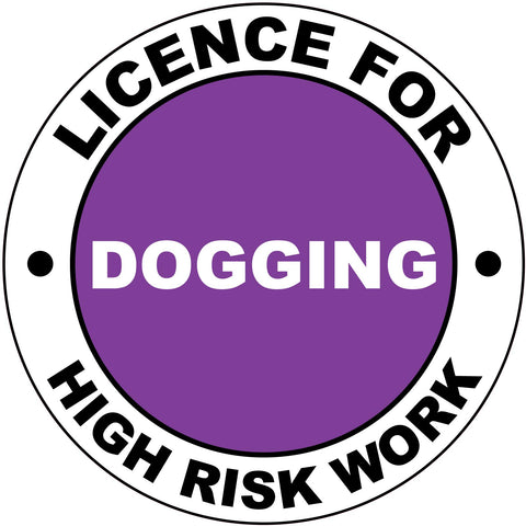 Licence For Dogging Hard Hat Sticker